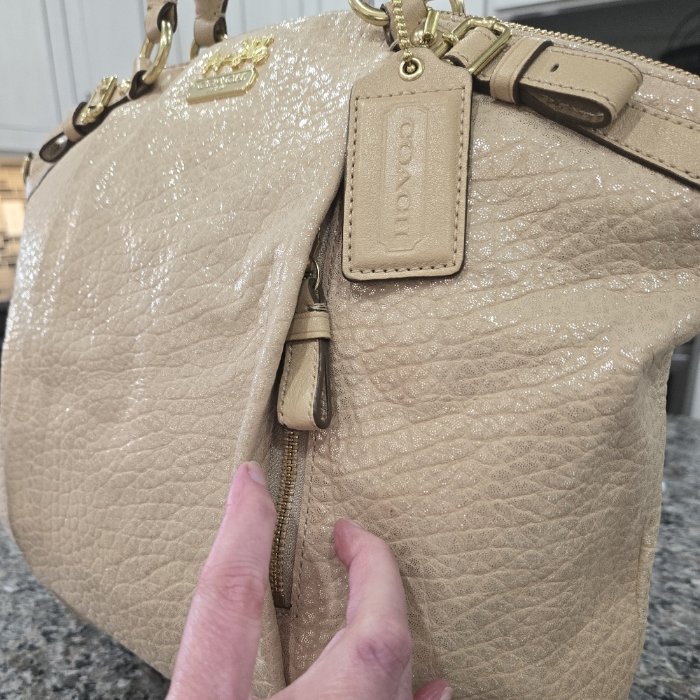 Coach 1941 Beige Madison Sophia Satchel Y2K - Picture 6 of 16